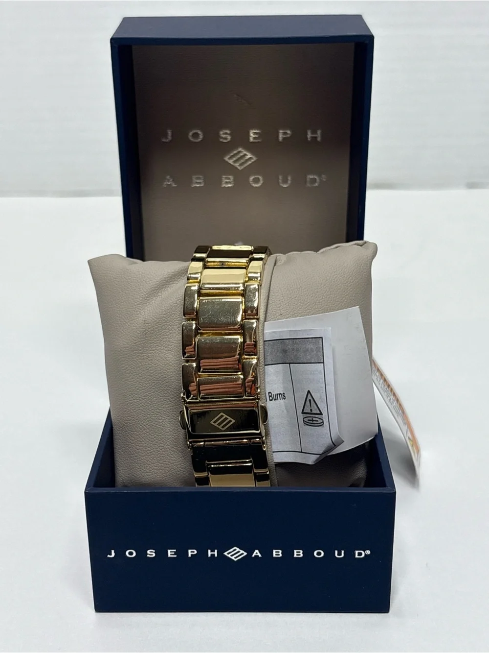 JOSEPH ABBOUD Men’s Gold Watch
